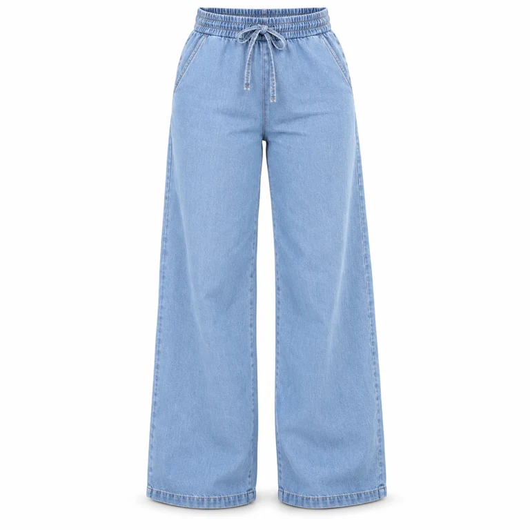Calça jeans wide leg
